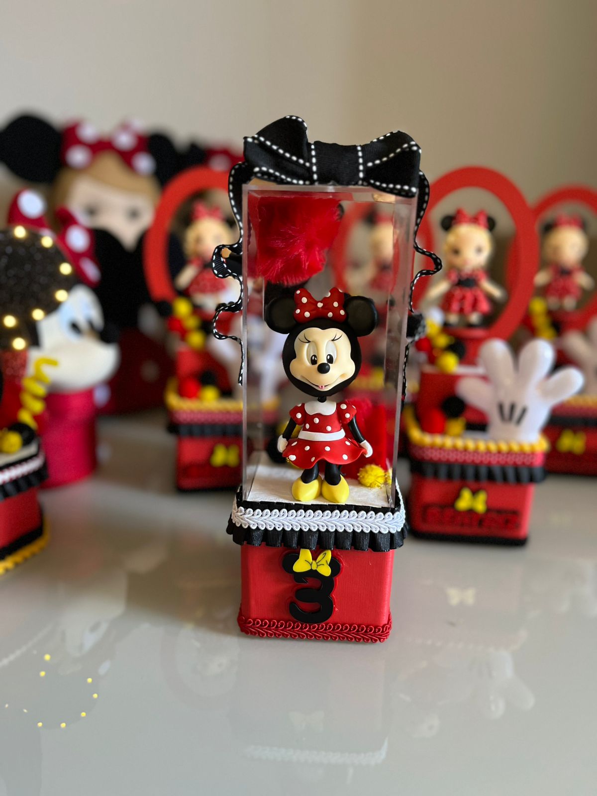 Caixa 8x8 com cúpula e biscuit